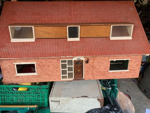 Dolls house large wood - dolls,