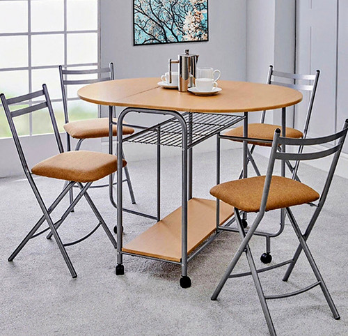 Drop leaf folding dining - folding, table
