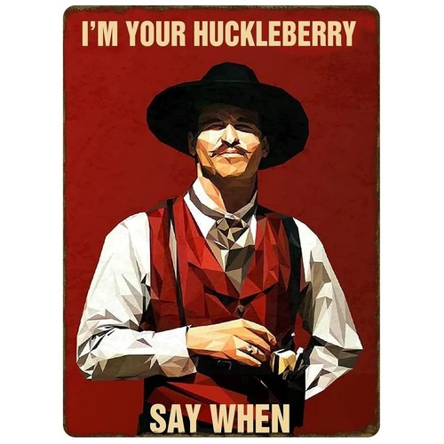 Tombstone retro tin metal sign - tombstone,