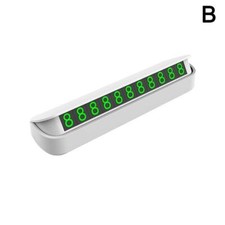 Auto Parking Number Card Plate