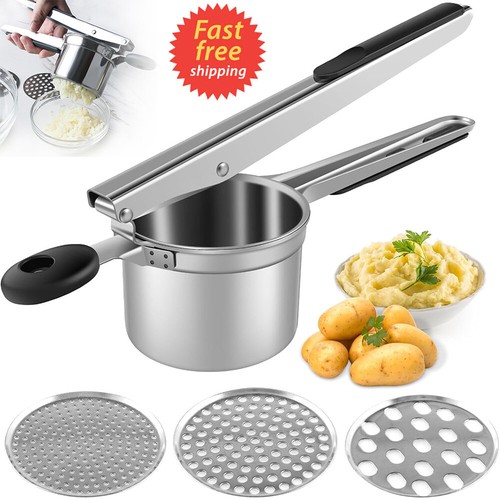 Large stainless steel - steel, potato