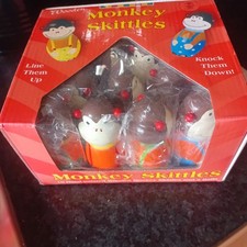 Monkey Skittle Game Wooden