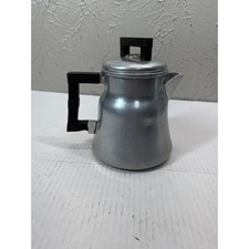 Wear-Ever Percolator Coffee Pot #3004 Aluminum Complete 4 Cup Camp/Stovetop