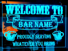 personalised bar sign mancave