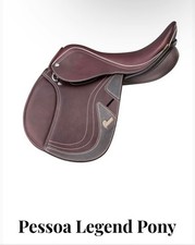 Brand New Pessoa Legend Pony Saddle 15 3/4 Inch Brown