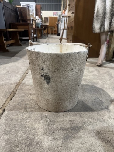 Vintage enamel slop - vintage, bucket