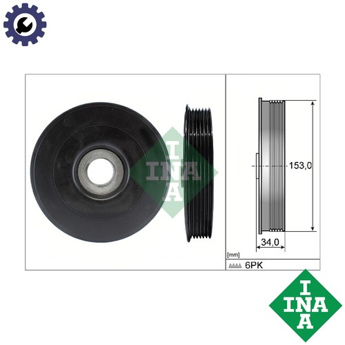 Belt pulley crankshaft 544 - pulley,