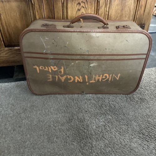 Vintage 1940s 50s suitcase - 1940s/50s,