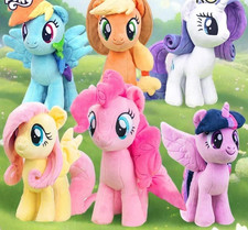 My Little Pony Plush Toy Anime Rainbow Dash Rarity Twilight Sparkle Fluttershy P