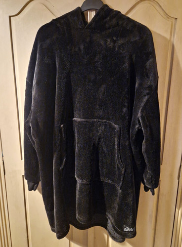 Primark black fleece snuddie - fleece,