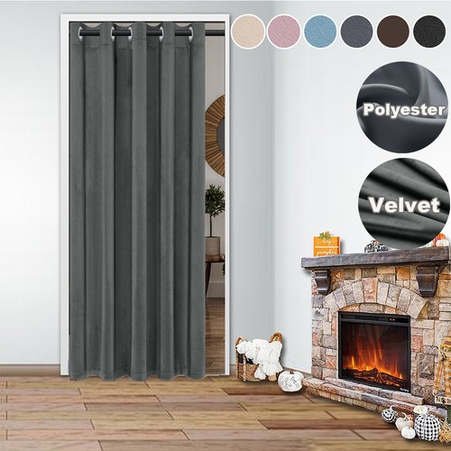 Thermal blackout door curtains - thermal,