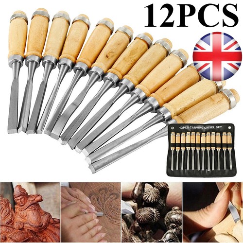 12pcs wood carving knife - wood,