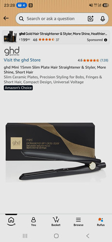 Ghd mini 15mm slim - 15mm, ceramic