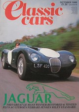 Classic Cars 10/1986 featuring