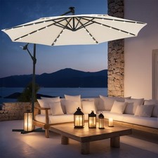 3m Garden Hanging Parasol Sun