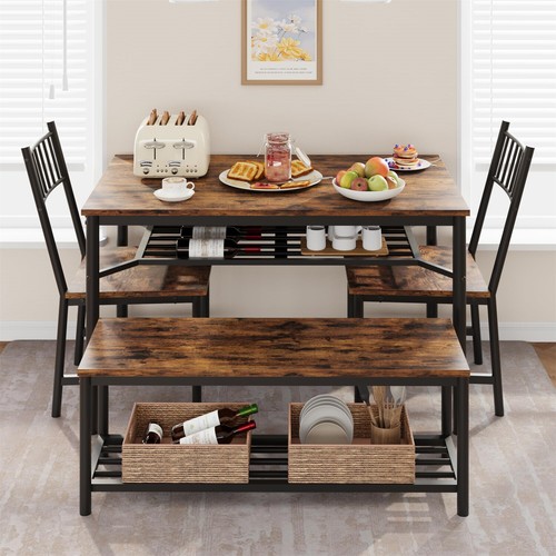 Dining table set for - table, 4