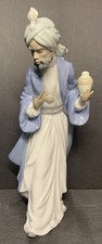 LLADRO NAO, NATIVITY CHRISTMAS, KING BALTHASAR WITH JUG, #0414,  with box