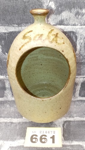 Studio pottery vintage salt - studio,
