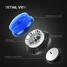 Flashing Strobe Beacon Emergency LED Warning Light Car Auto blue Lamp Magnetic