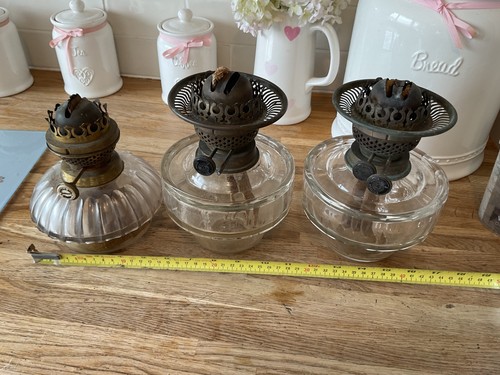 Antique clear glass - 3, drop