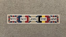 Original WWI British Poster Why Not Join The Army 5.5x31”