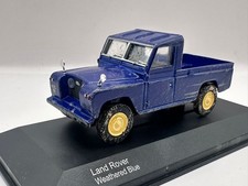 Vanguards 1/43 Land Rover Pick Up Weathered Blue 07606 Diecast Model Car 