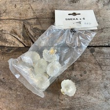 Vintage Unopened IKEA 6 Pack Smeka Drawer Cabinet Pull Knobs Knobbly Clear