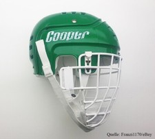 COOPER SK600 S ICE HOCKEY HELMET ICE HOCKEY HELMET FACEGUARD VINTAGE 80s Green