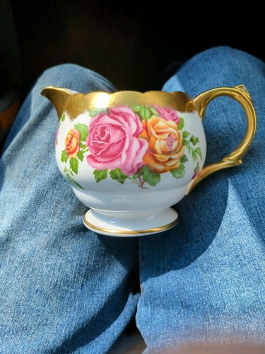 Grosvenor china jug heavy - grosvenor,