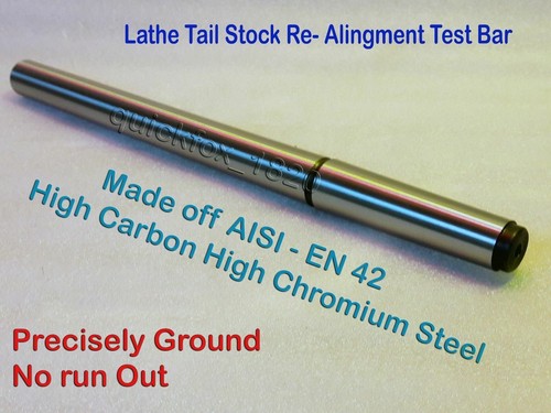 Lathe alignment test bar - alignment, en-42