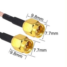 4x SMA Male To SMA Male Jumper