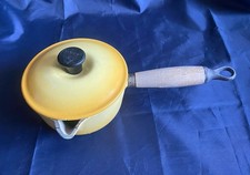 Le Creuset Pot Yellow Sauce