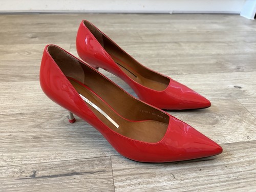 Women red patent leather - patent,