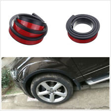 2 Pcs 3.8cm/1.5M Car Fender Flare Extension Wheel Eyebrow Rubber Protector Trim