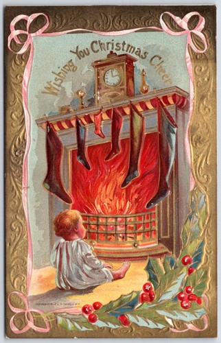 Postcard christmas child - postcard,