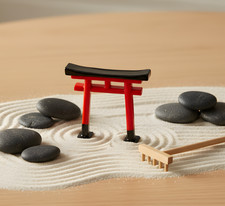 Miniature Shinto Torii Tori