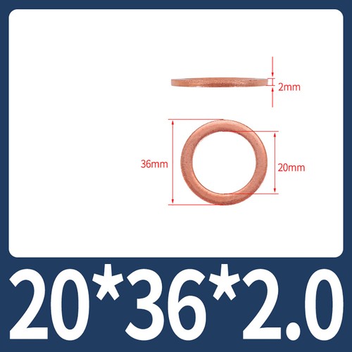 M18 m60 copper washers solid - washers,