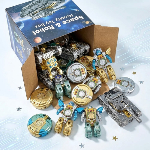Space robot novelty box 1 - space, &