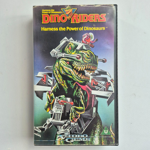 Dino riders vhs tape - dino,