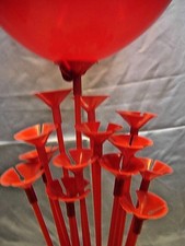 Balloon Sticks and Cups No Helium Choose 10 Colour Stand Quantity Party Birthday