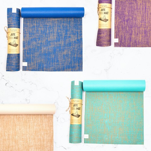 Jute yoga mat - yoga, non-slip