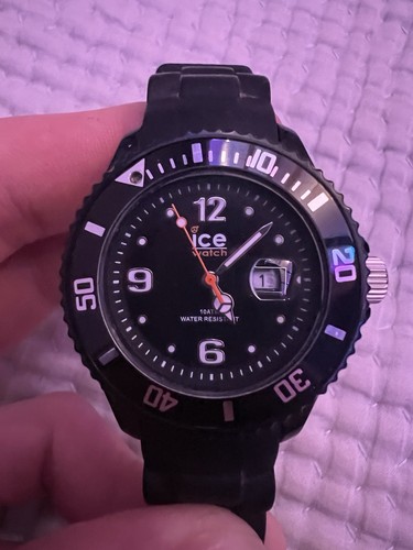 Black ice watch excellent - black,