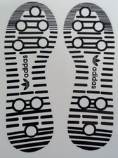 Adidas Sole Prints Lambretta Vespa Scooter Car Camper Van