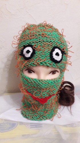 Frog balaclava hat cute - hat,