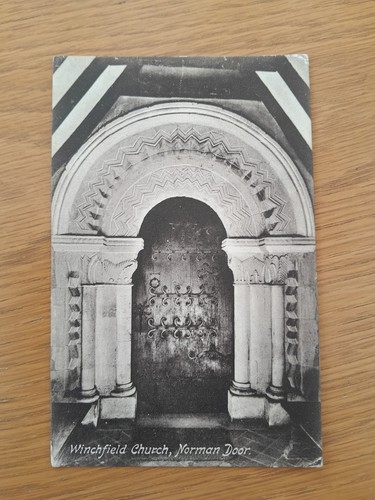 Winchfield church norman door - winchfield,