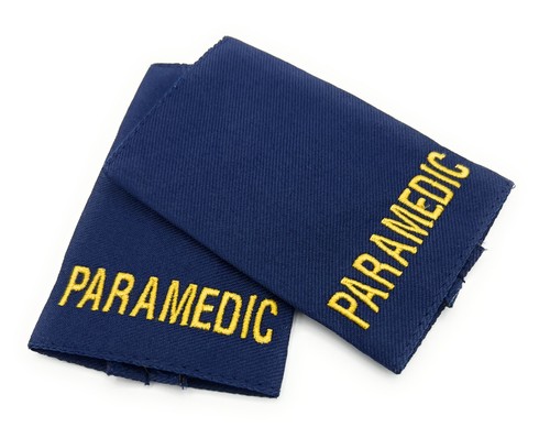 Paramedic blue epaulettes - blue,