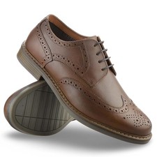 Mens Brogues Leather Soft