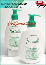 2 x Oriflame Feminelle Soothing Intimate Wash Aloe Vera & Mallow   Biodegradable