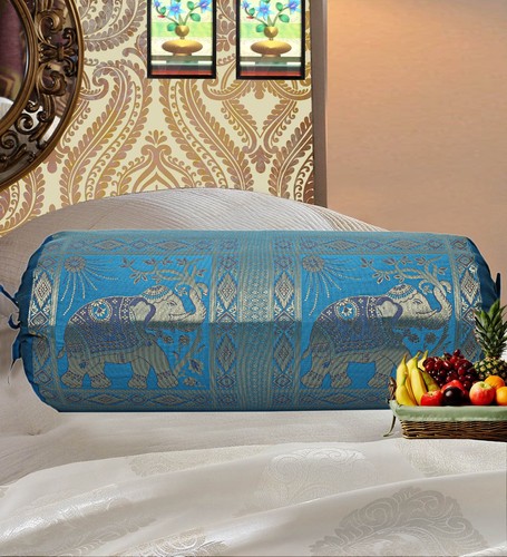 Indian long round pillow - long,