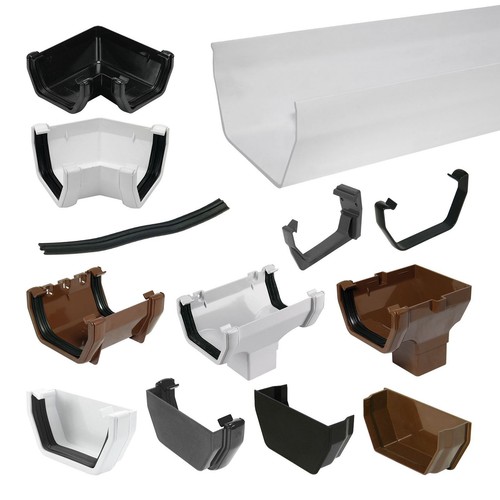 Square upvc gutter floplast - square,